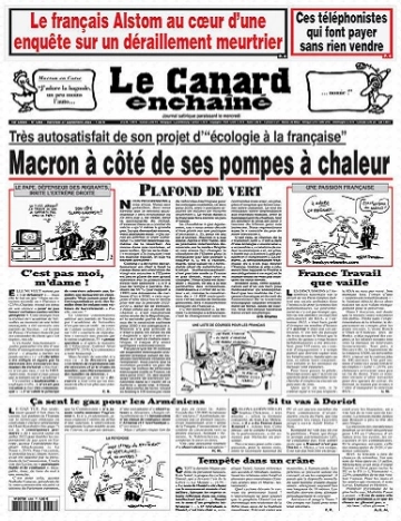 Le Canard Enchaîné N°5368 Du 27 Septembre 2023